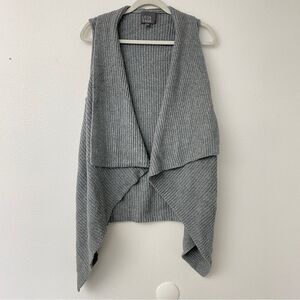 Leo & Sage Asymmetrical Open Front Cardigan